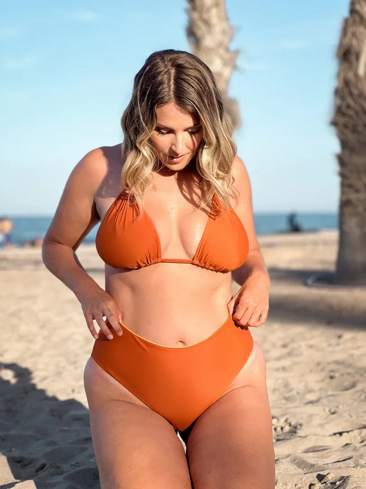 Reggiseno Triangolo “COME TU MI VUOI” - Spritz Arancio 🧡