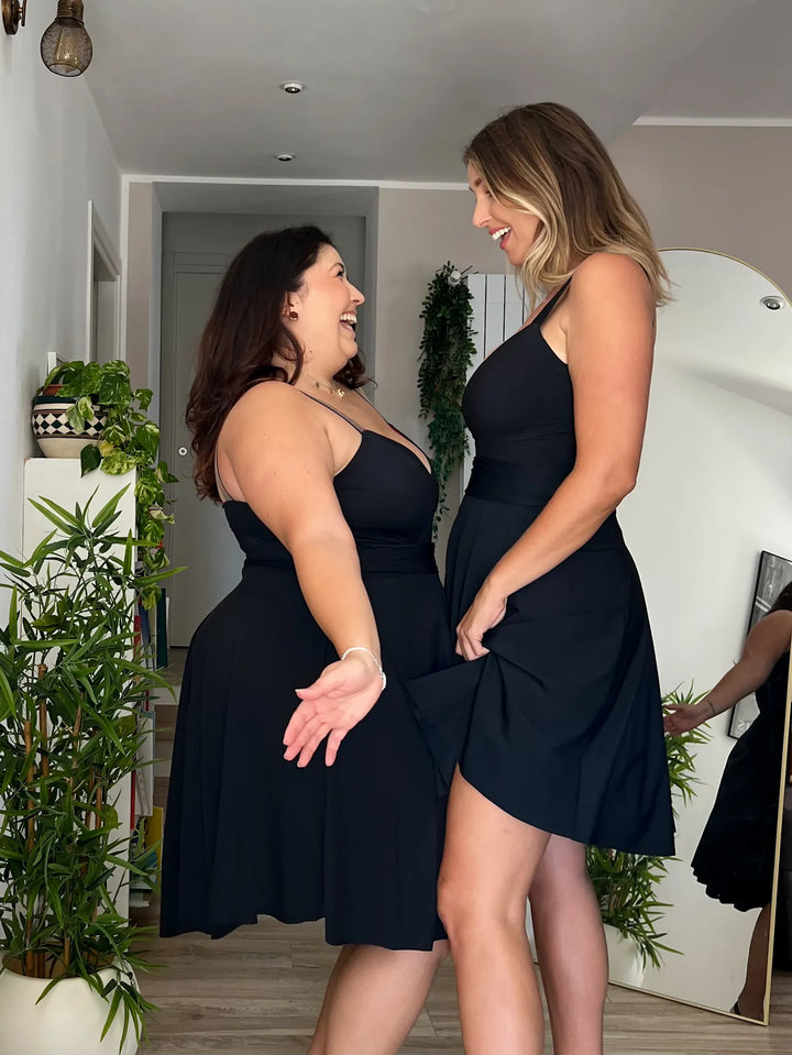 Body DIANA - Sculpt Reversibile NERO/ROSSO PROFONDO