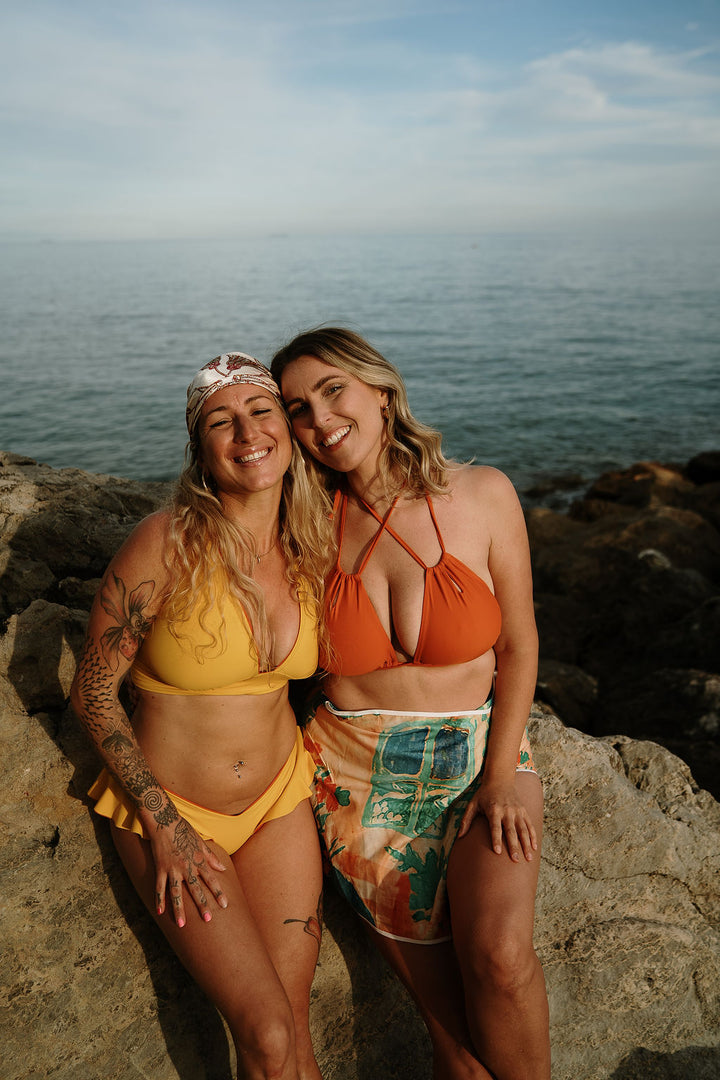Reggiseno Triangolo “COME TU MI VUOI” - Spritz Arancio 🧡