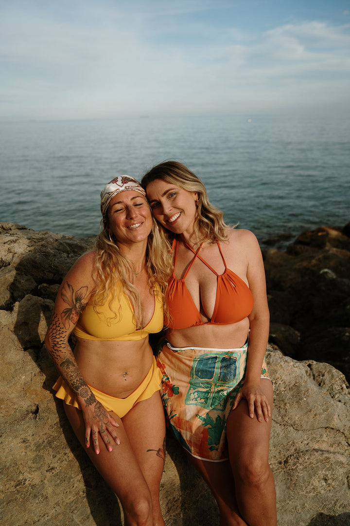 Reggiseno Triangolo “COME TU MI VUOI” - Spritz Arancio 🧡