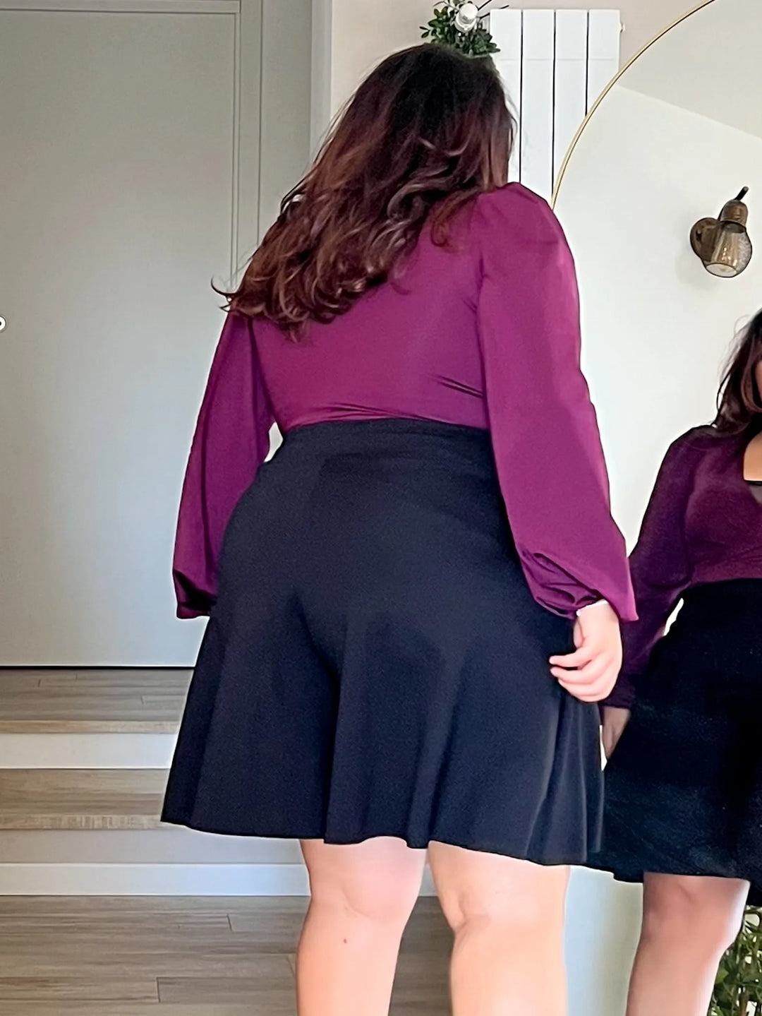 Short FARFALLA Punto Milano - Viola Mulberry (PREORDER)