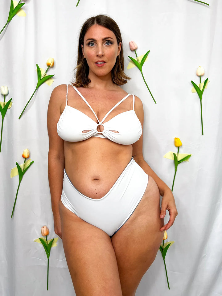 Slip VENUS - Sculpt - Reversibile - BIANCO/AVIO