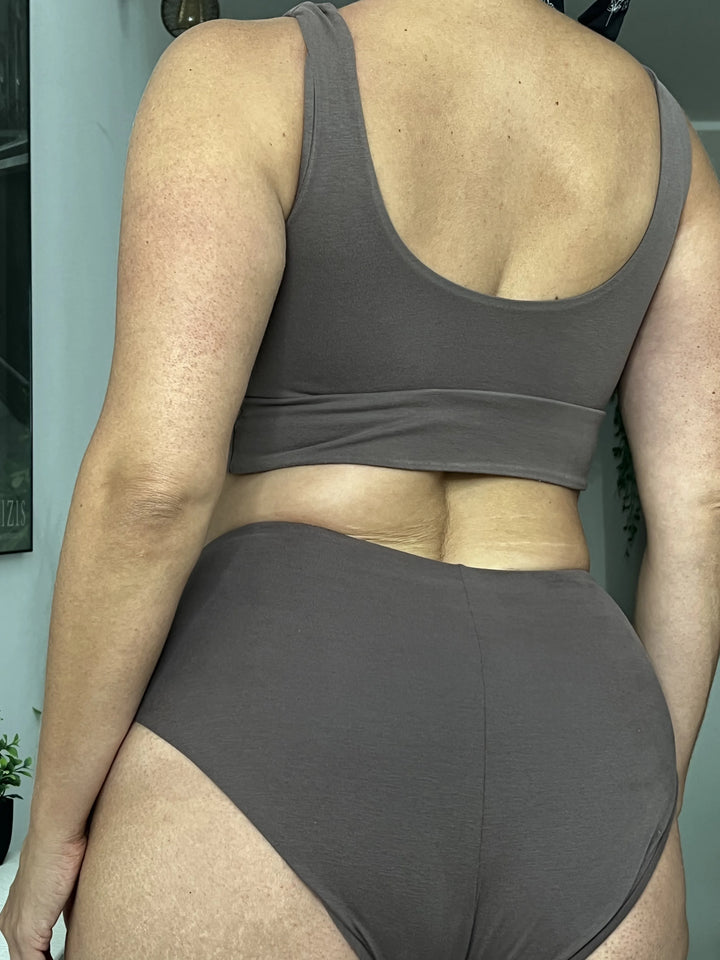 Reggiseno Double Cotone - Deep Mauve