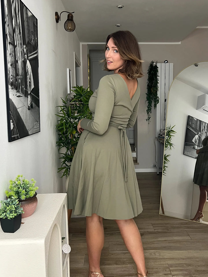 Scaldacuore Punto Milano 2 in 1 - VERDE CACHI CHIARO