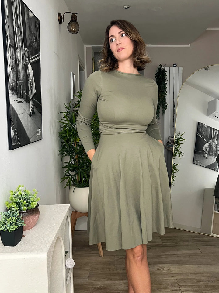 Scaldacuore Punto Milano 2 in 1 - VERDE CACHI CHIARO