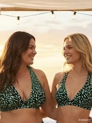 Reggiseno WOW - Reversibile - Green Leopard / Spirulina Recycled 🐲