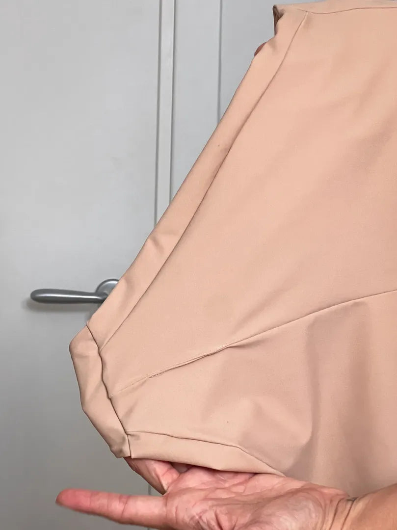 Double culotte - 2 layers Sculpt - BLACK / BEIGE