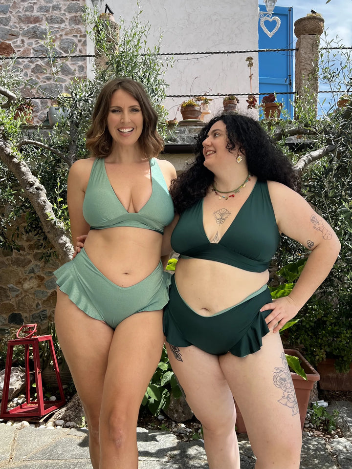 Slip SAILOR Reversibile - Forest / Sage | Lurex Edition