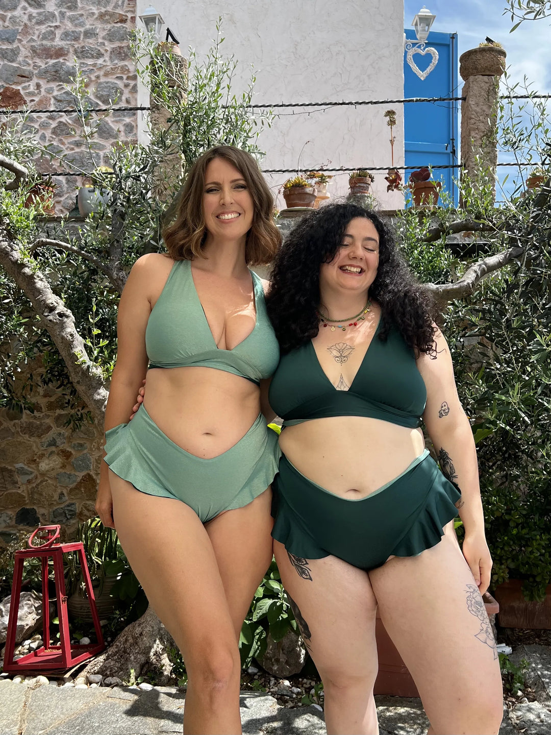 Slip SAILOR Reversibile - Forest / Sage | Lurex Edition