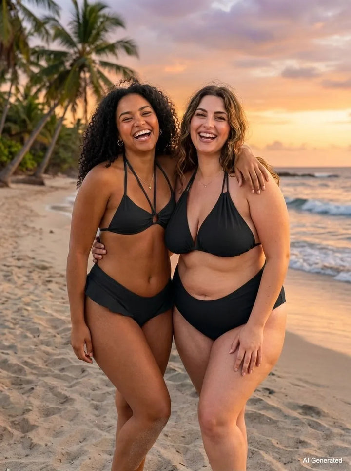 Reggiseno Triangolo MULTIWAY - Nero Recycled