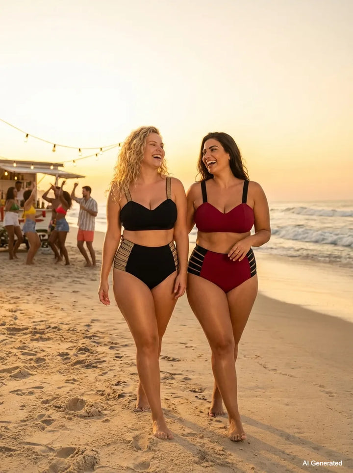 Reggiseno DIANA Sculpt - Nero Oro / Rosso Profondo