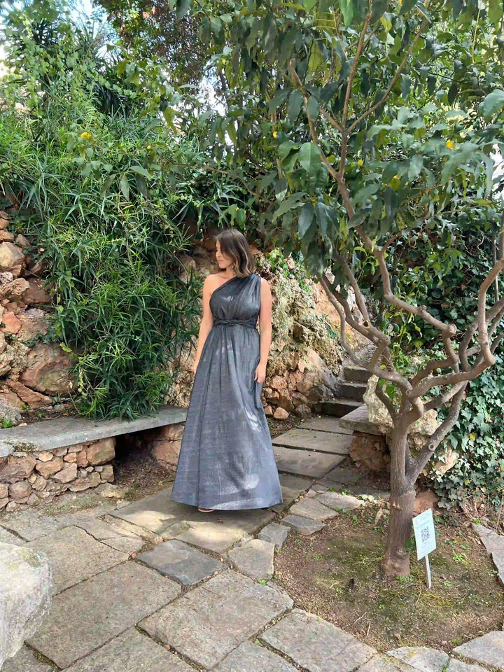 Abito OLIMPIA Multi-way - Lurex editon - Nero