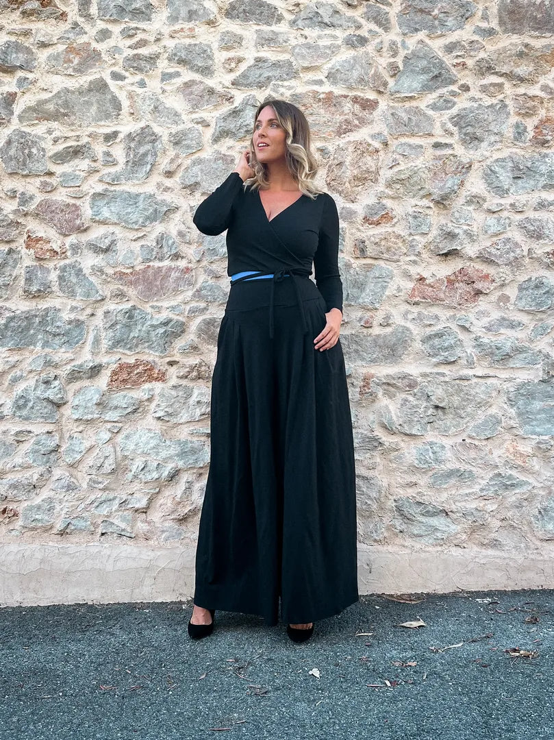 Pantalone SAMURAI Punto Milano - Nero