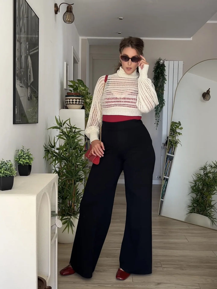 Pantalone PALAZZO Punto Milano - Nero