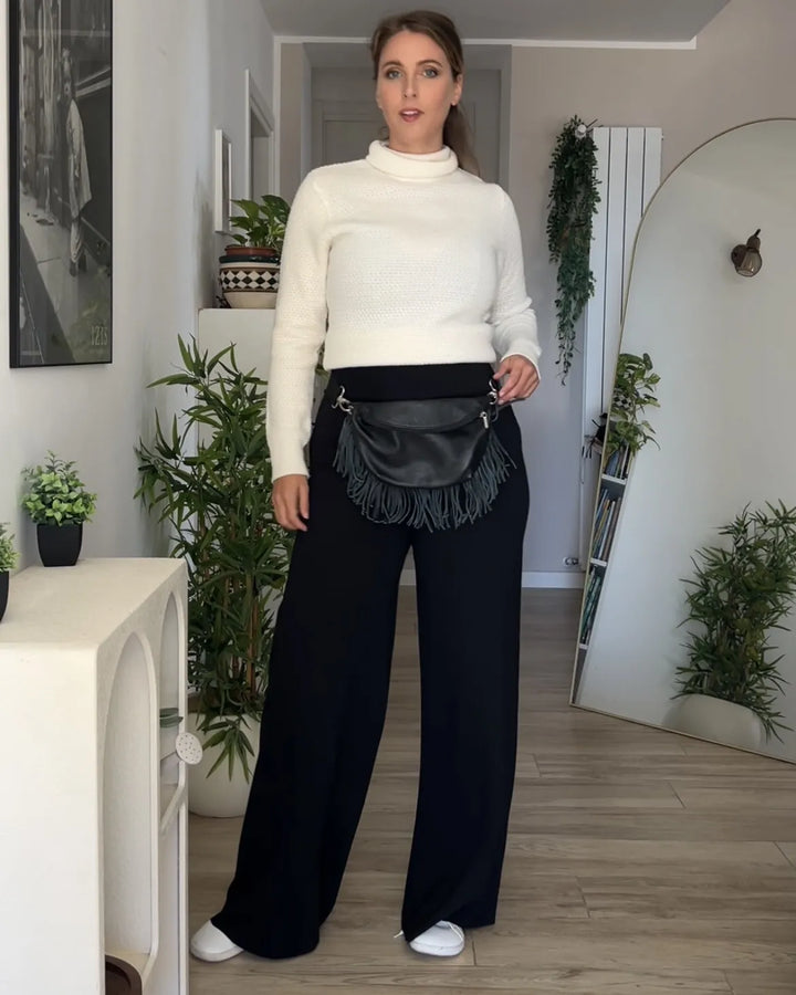 Pantalone PALAZZO Punto Milano - Nero