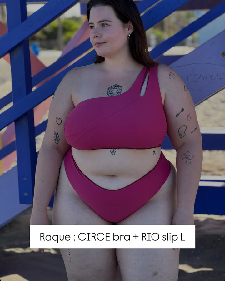 Monospalla Reggiseno - LILLA / CIELO