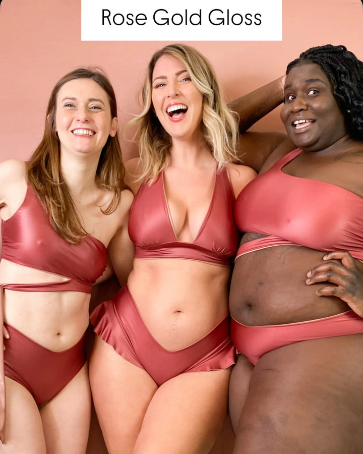 Monospalla Reggiseno - ROSA Profondo / Cipria