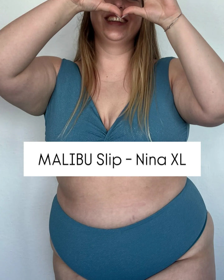 Slip MALIBU Reversibile - Emerald / Mint