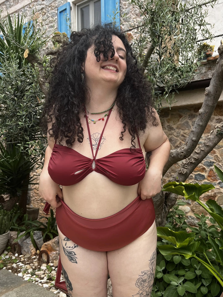 Reggiseno Triangolo multiway - Sangria Recycled