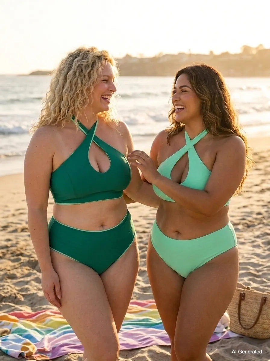 Reggiseno AISHA 3 in 1 - Emerald / Mint