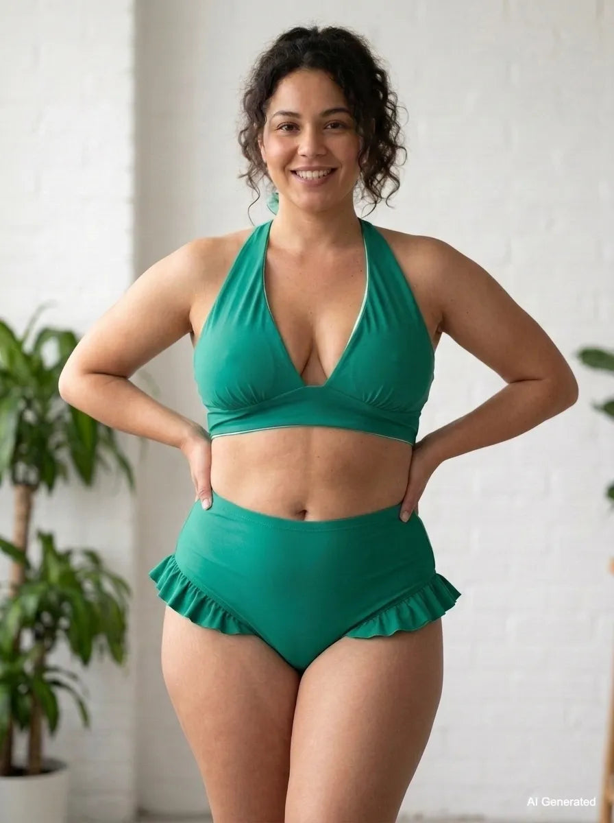 Reggiseno WOW Reversibile - Emerald / Mint