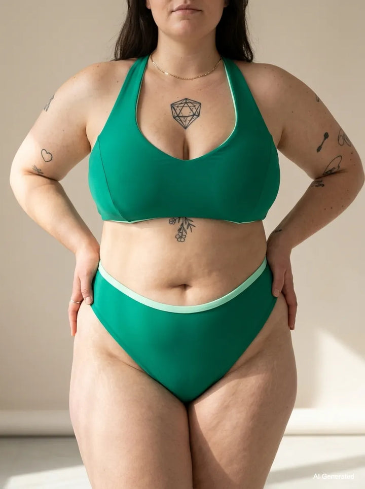 Reggiseno AISHA 3 in 1 - Emerald / Mint