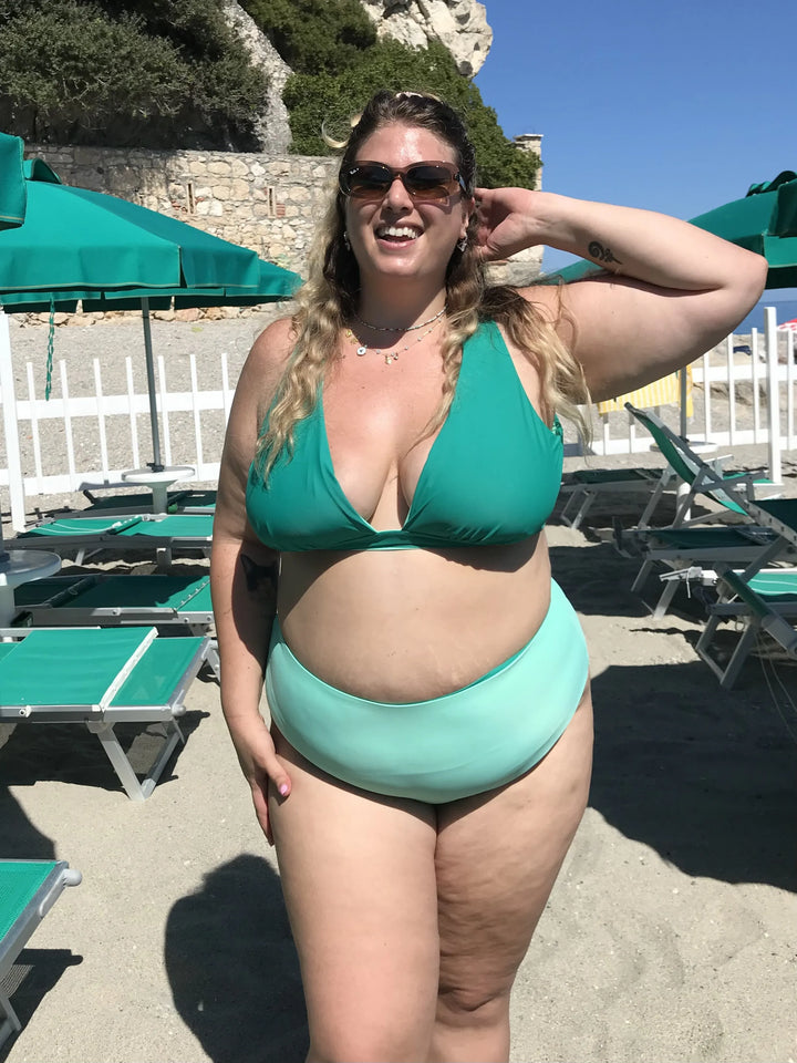 Reggiseno WOW Reversibile - Emerald / Mint