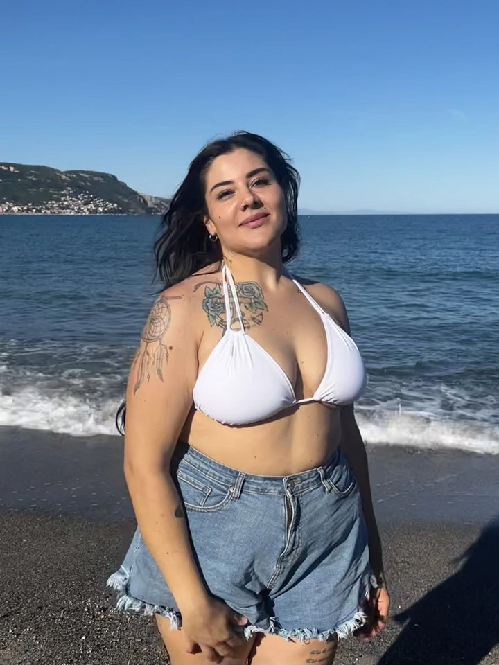 Reggiseno Triangolo "COME TU MI VUOI" - Sculpt - BIANCO