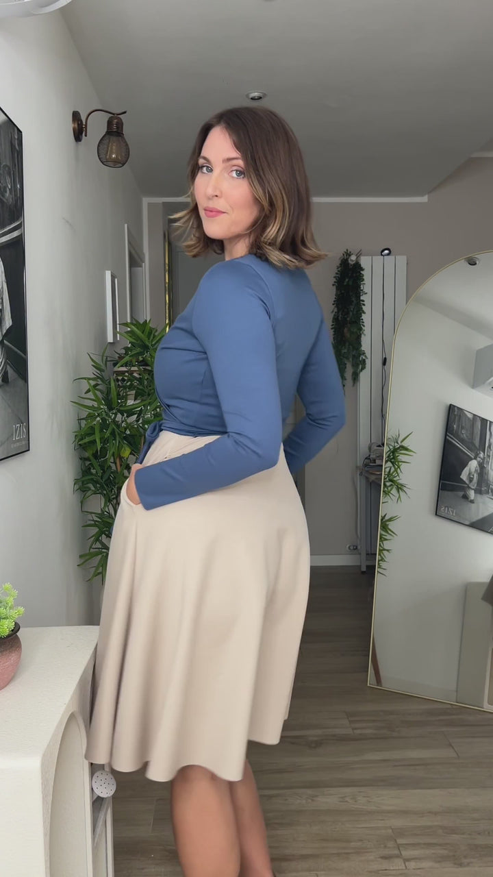 Scaldacuore Punto Milano 2 in 1 - BLU ZUCCHERO