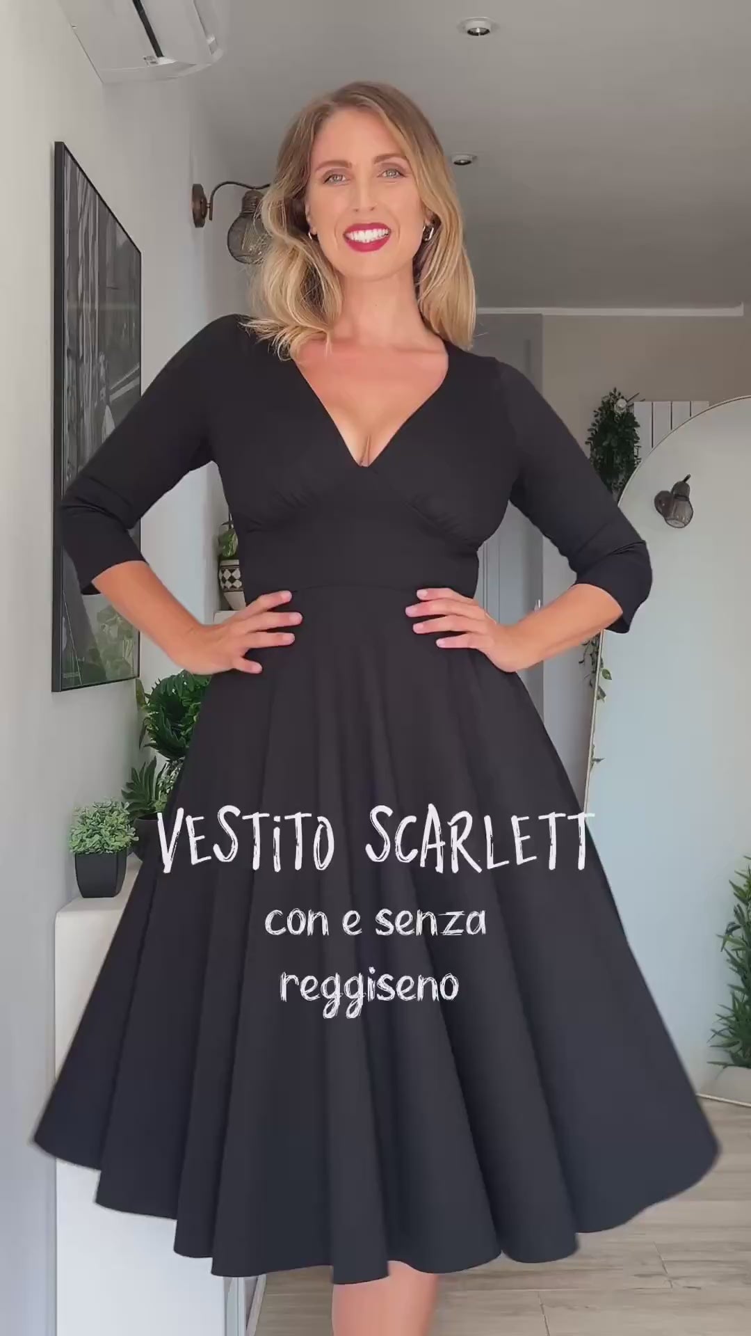 Abito SCARLETT Punto Milano - Viola Mulberry (PREORDER)