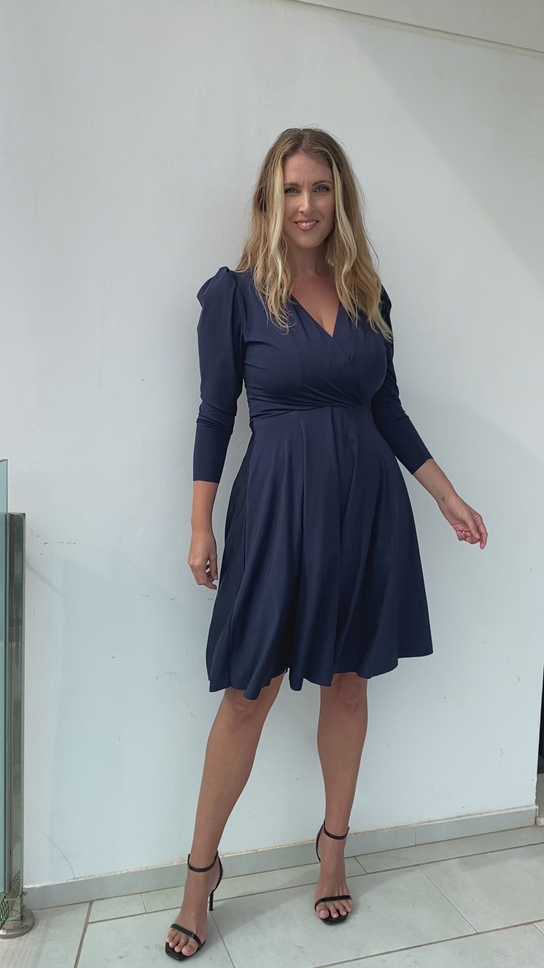 JUNO Dress - Midnight Blue