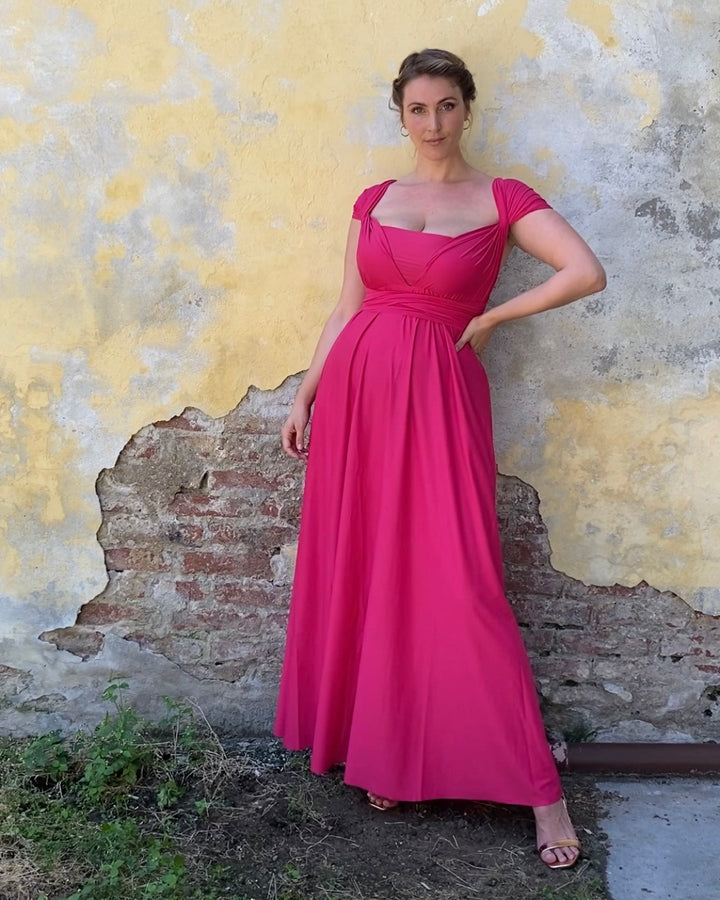Dress OLIMPIA - Raspberry