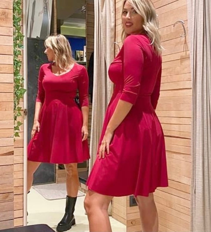 EVA Dress - DEEP RED
