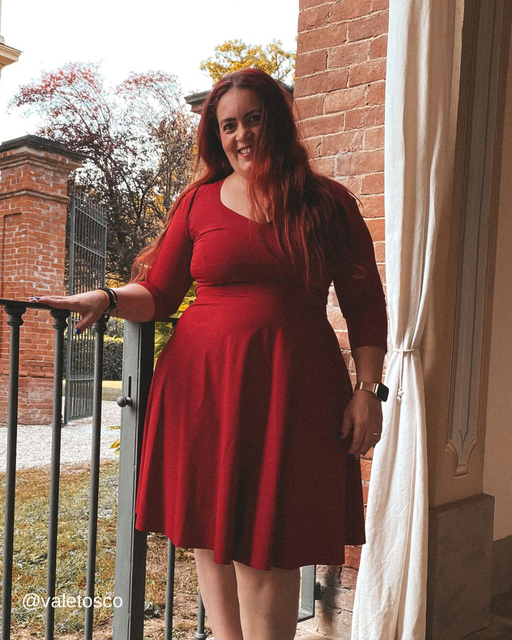 EVA Dress - DEEP RED
