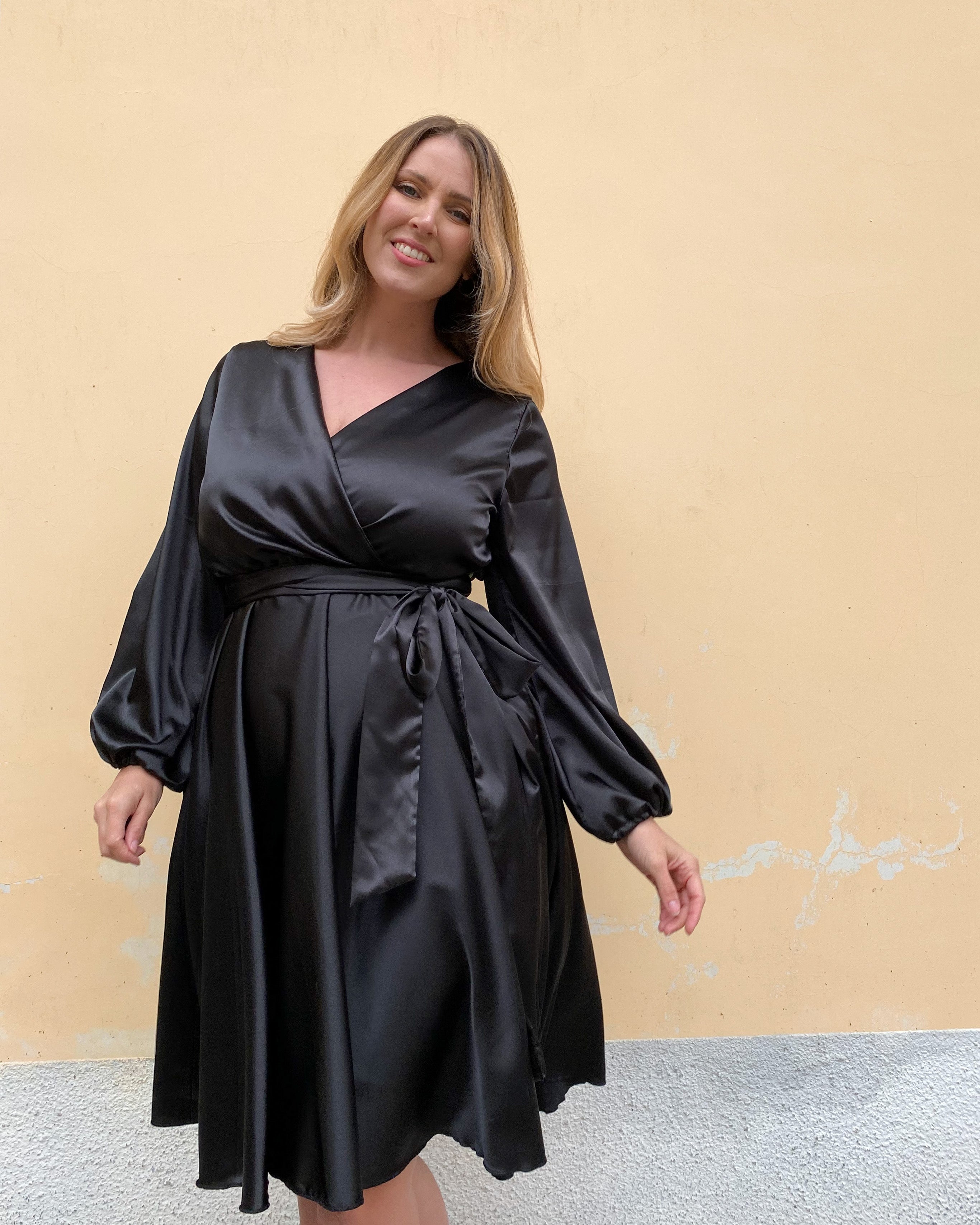 Parisian robe online satin